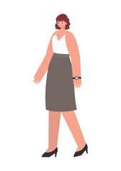 Fototapeta premium avatar woman cartoon vector design