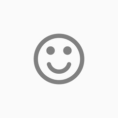 smile face symbol for your web site design and app