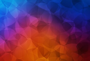 Obraz premium Light Blue, Red vector triangle mosaic template.