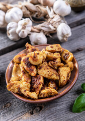 Roasted meat with spices - gyros style