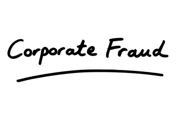 Fototapeta na wymiar Corporate Fraud
