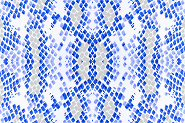 Watercolor Predator Pattern. 