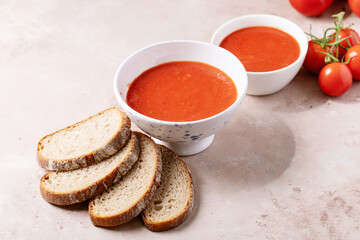 Homemade tomato soup