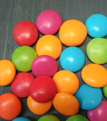 colored candy covered chocolate candies lunettes