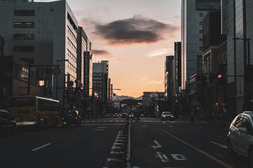 time lapse of cars on the road at night © PHAT