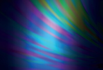 Dark BLUE vector abstract blurred layout.
