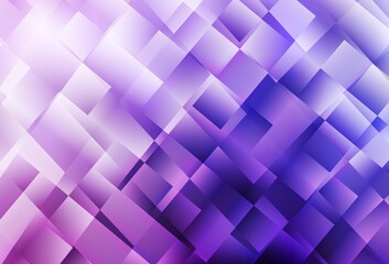 Light Purple, Pink vector pattern in square style.