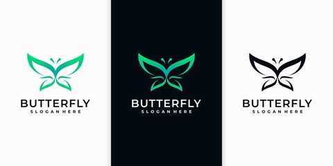 awesome butterfly logo collection,