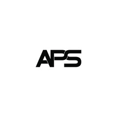 Fototapeta premium aps letter original monogram logo design
