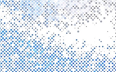 Light BLUE vector background with bubbles. Glitter abstract illustration with blurred drops of rain. Pattern for beautiful websites.