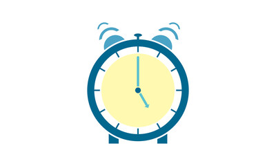 alarm vector clock logo