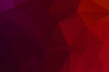 Obraz premium Abstract Red Geometric Background. Raster Illustration