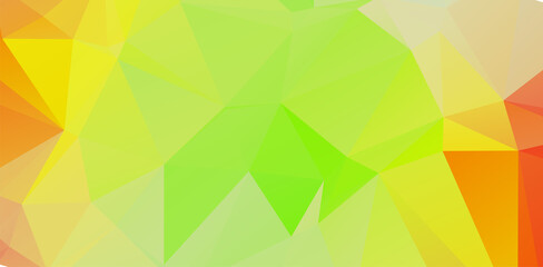 Obraz premium Light orange polygonal illustration