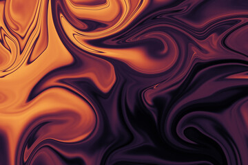 Abstract background of colorful liquid liner. Abstract texture of liquid acrylic.