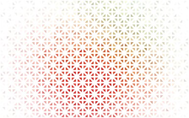 Light Green, Red vector layout with lines, triangles. Glitter abstract illustration with triangular shapes. Pattern for commercials.