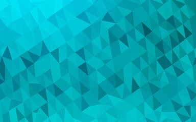 Fototapeta premium Light BLUE vector blurry triangle pattern. Geometric illustration in Origami style with gradient. Polygonal design for your web site.