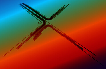 Abstract geometric pattern background with line texture vector illustration