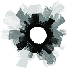 Abstract geometric pattern background with line texture vector illustration