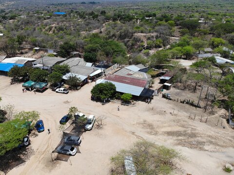 created by dji camera, correjimiento de Carrizal, Gaujira, Colombia