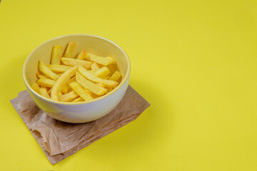 portion of potato fries