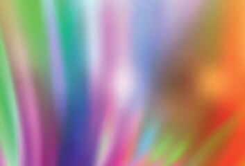 Light Multicolor vector blurred and colored pattern.