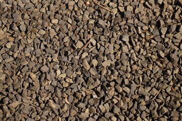 Stone carpet, natural stone substrate, in natural colors. 