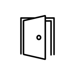 Door Icon Design Vector Template Illustration