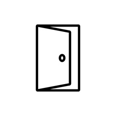 Door Icon Design Vector Template Illustration