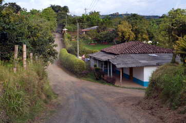 Pereira, Colombia - Coffee Country Road