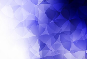 Light Purple vector triangle mosaic background.