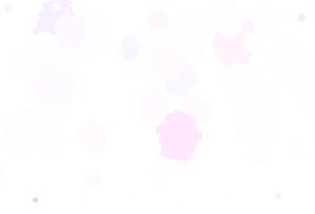 Light Purple vector template with chaotic shapes.