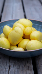 New potato in a plate