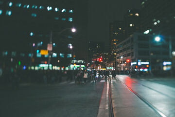 Conceptual and nocturnal photography of the nights of Toronto, Canada.