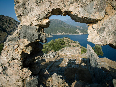 Gemiler Island, Fethiye, Turkey