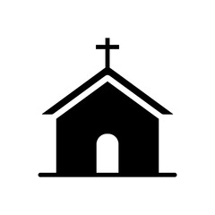 Church Religion Building Icon Design Vector Template Illustration