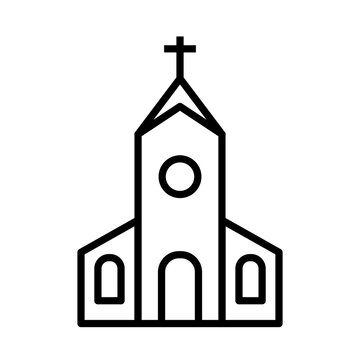 recommend clip art: Church Religion Building Icon Design Vector Template Illustration