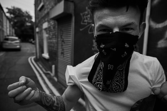 Young Male Student on the Street