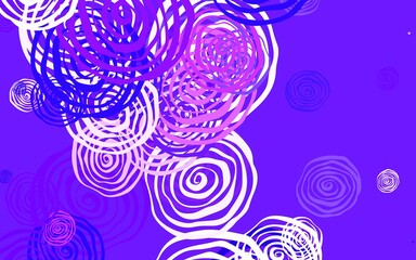 Light Purple, Pink vector natural artwork with roses.
