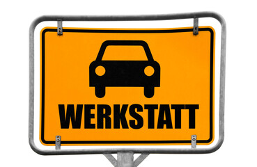 Autowerkstatt Wegweiser