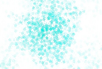 Light Green vector texture with colored lines, dots.