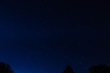 night sky with stars