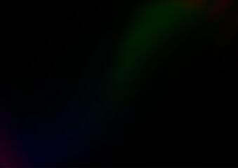 Dark Black vector bokeh template. Colorful abstract illustration with gradient. The background for your creative designs.