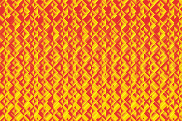 various geometric shape orange and yellow background