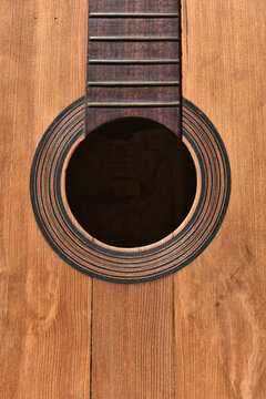 Old spanish guitar detail