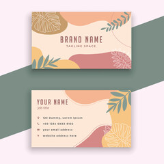 Abstract business card