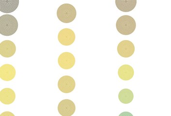 Light Green, Yellow vector background with spots.