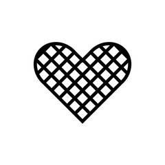 Waffle Icon Design Vector Template Illustration