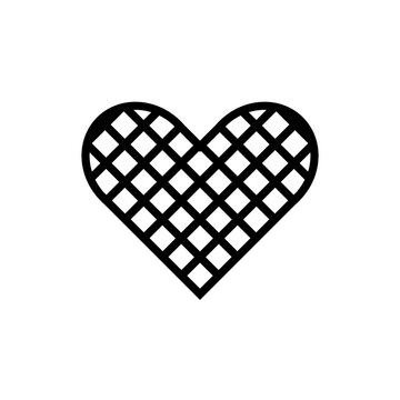 recommend clip art: Waffle Icon Design Vector Template Illustration