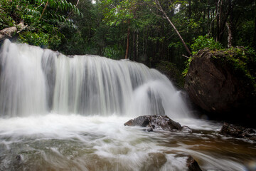 Suoi tranh phu quoc waterfall in the forest