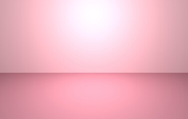Fototapeta premium 3d rendering of empty pink abstract minimal concept background. Scene for advertising, cosmetic ads, showcase, presentation, website, banner, cream, fashion. Illustration. Product display